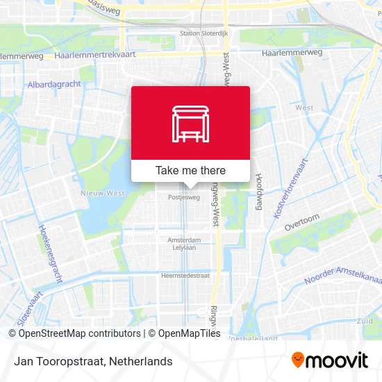 Jan Tooropstraat map