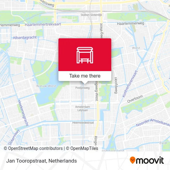 Jan Tooropstraat map