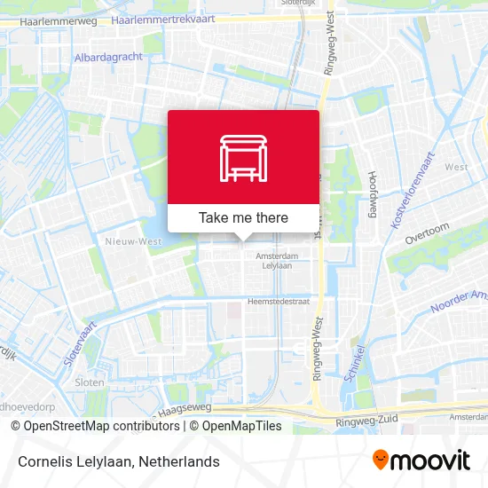 Cornelis Lelylaan map