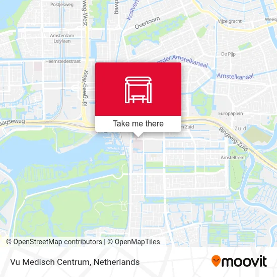 Vu Medisch Centrum map