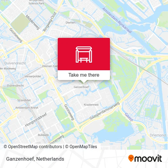 Ganzenhoef Karte