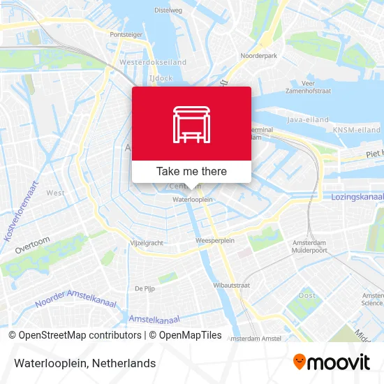 Waterlooplein map