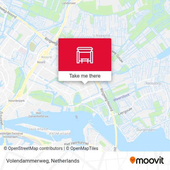 Volendammerweg Karte