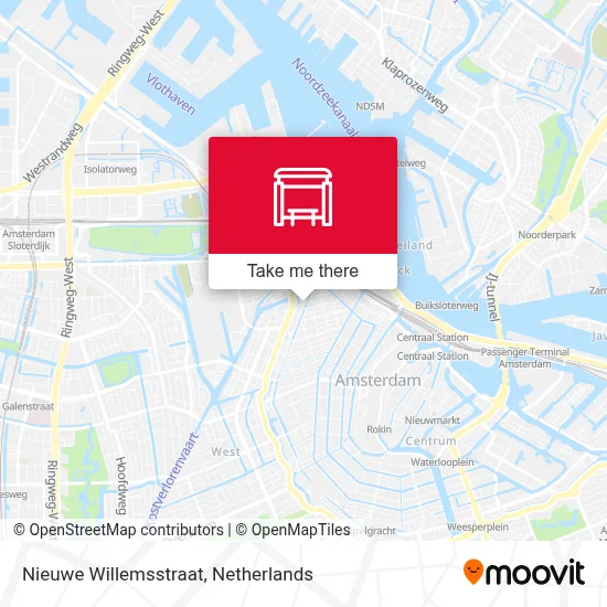 Nieuwe Willemsstraat map