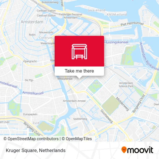 Krugerplein map