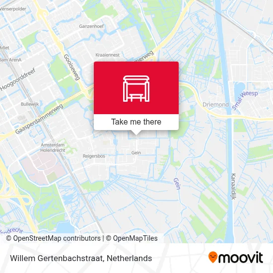 Willem Gertenbachstraat map
