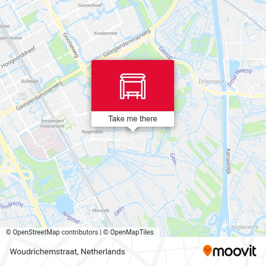 Woudrichemstraat map