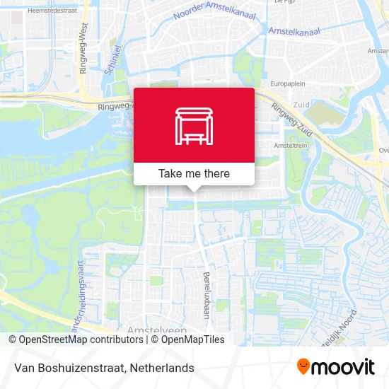 Van Boshuizenstraat map