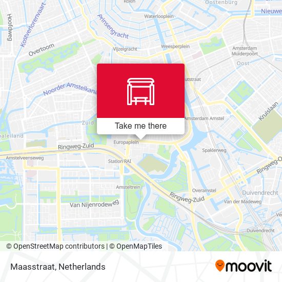 Maasstraat map