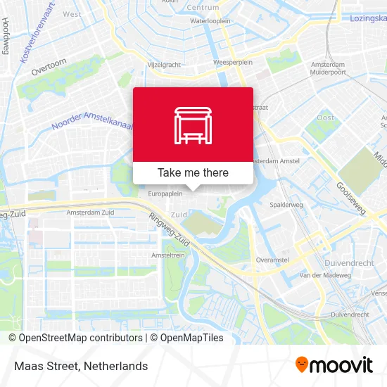 Maasstraat Karte