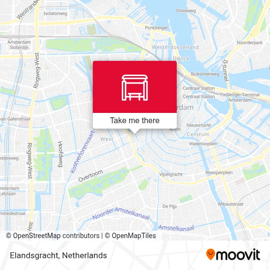 Elandsgracht map
