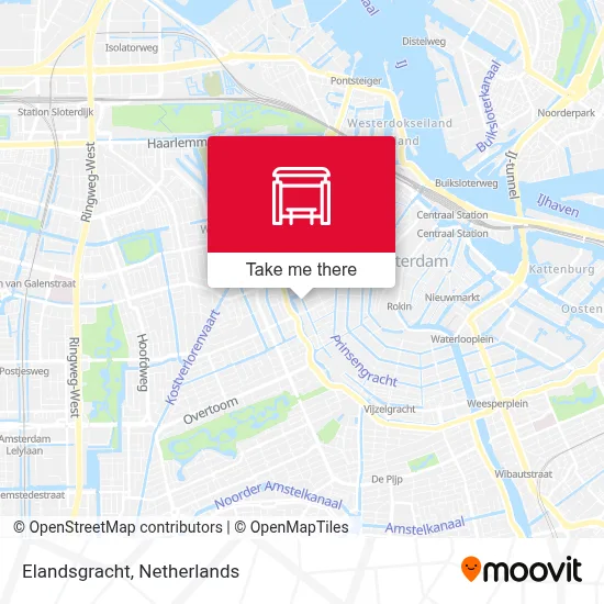 Elandsgracht map