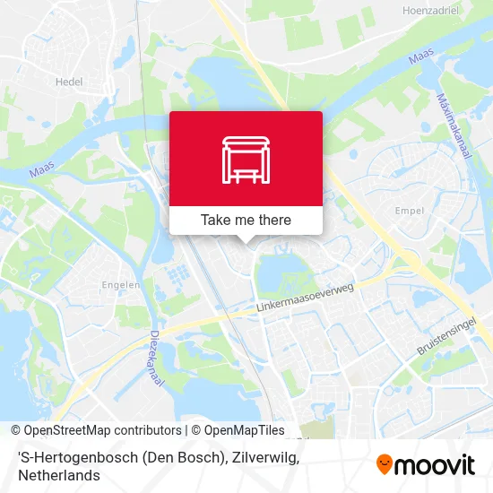 'S-Hertogenbosch (Den Bosch), Zilverwilg map