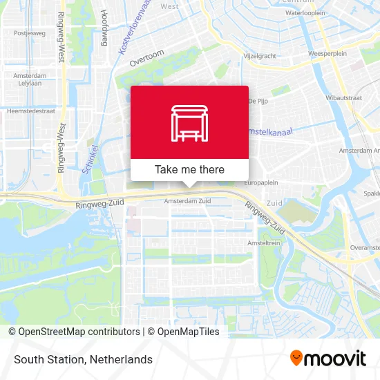 Station Zuid map