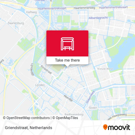 Griendstraat map