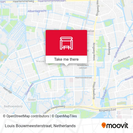 Louis Bouwmeesterstraat map