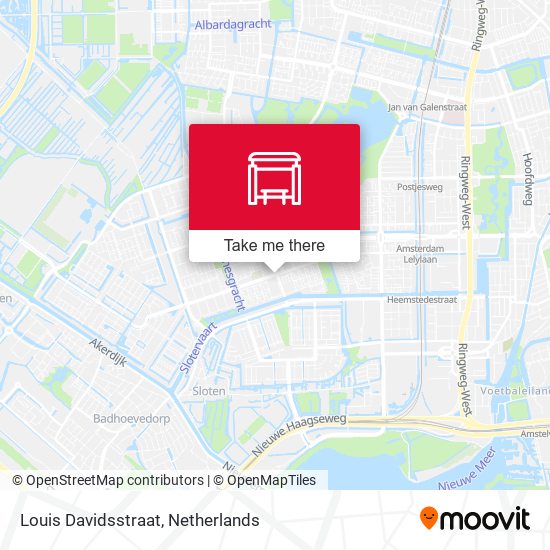 Louis Davidsstraat map