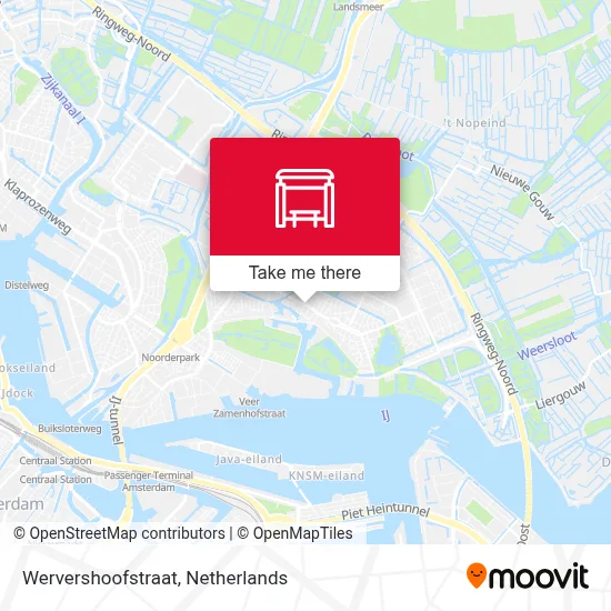 Wervershoofstraat Karte