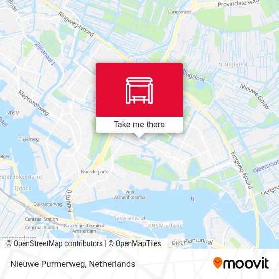 Nieuwe Purmerweg map