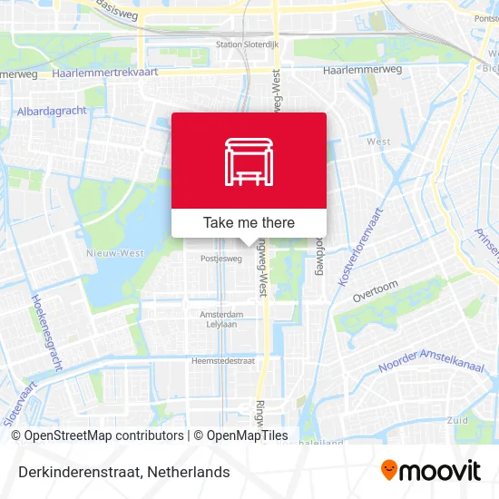 Derkinderenstraat map