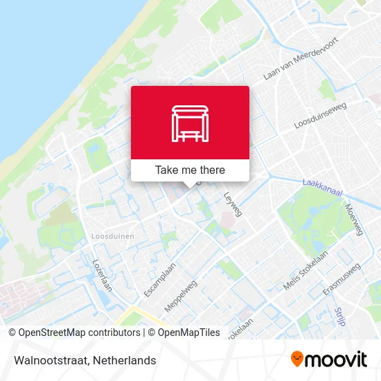 Walnootstraat map