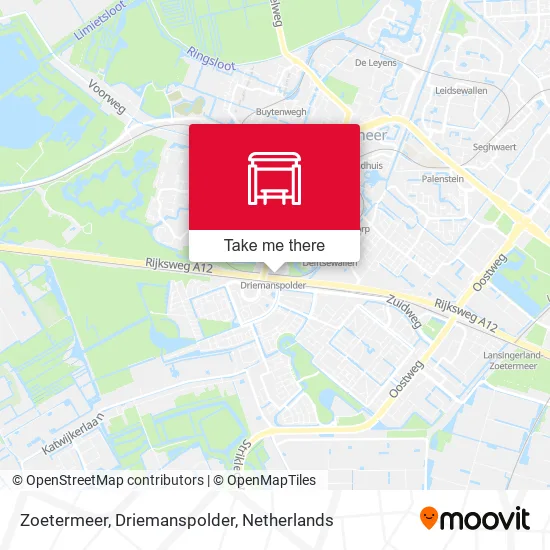 Zoetermeer, Driemanspolder map