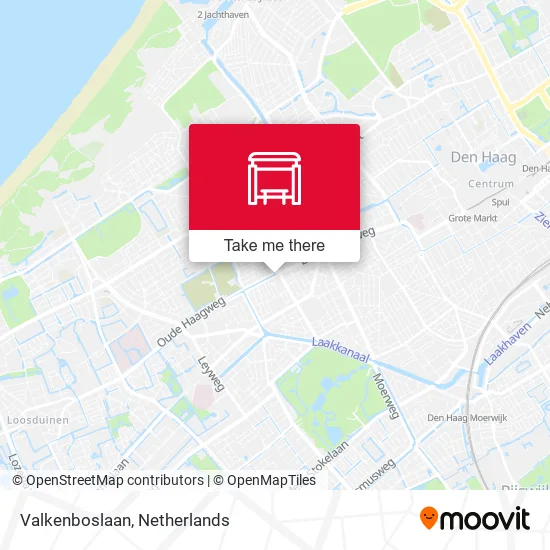 Valkenboslaan map
