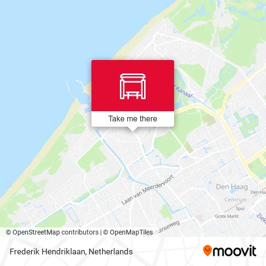 Frederik Hendriklaan map