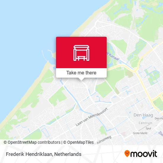 Frederik Hendriklaan map