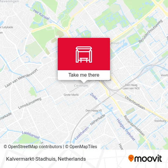 Kalvermarkt-Stadhuis map