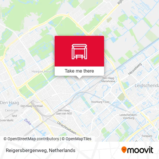 Reigersbergenweg map