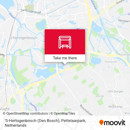 'S-Hertogenbosch (Den Bosch), Pettelaarpark map