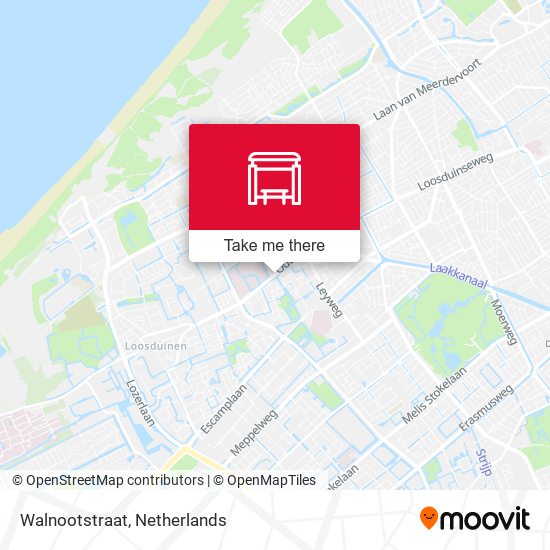 Walnootstraat map