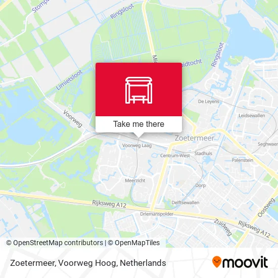 Zoetermeer, Voorweg Hoog map
