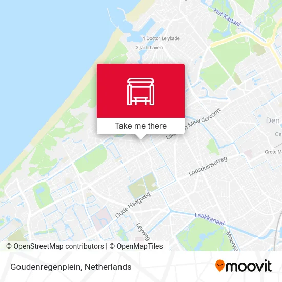 Goudenregenplein map