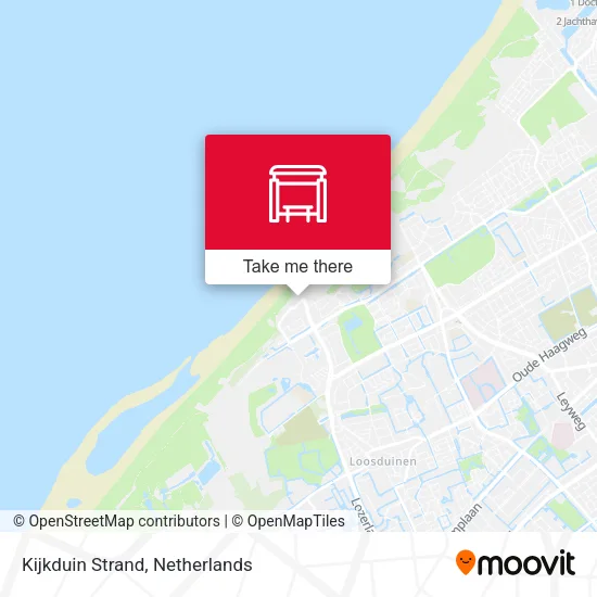 Kijkduin Strand map