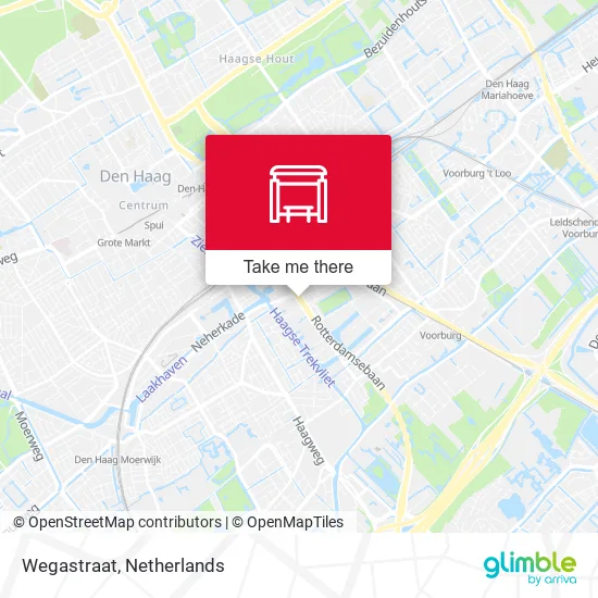 Wegastraat map