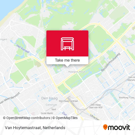 Van Hoytemastraat map