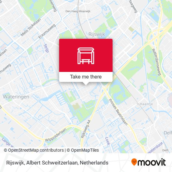Rijswijk, Albert Schweitzerlaan map