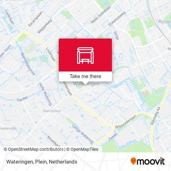 Wateringen, Plein map