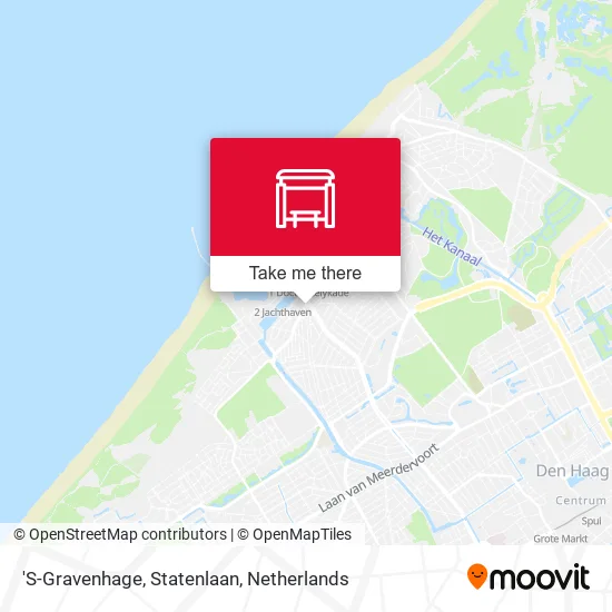 'S-Gravenhage, Statenlaan map