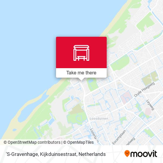 'S-Gravenhage, Kijkduinsestraat map