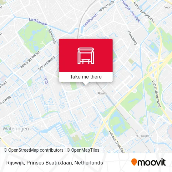 Rijswijk, Prinses Beatrixlaan Karte
