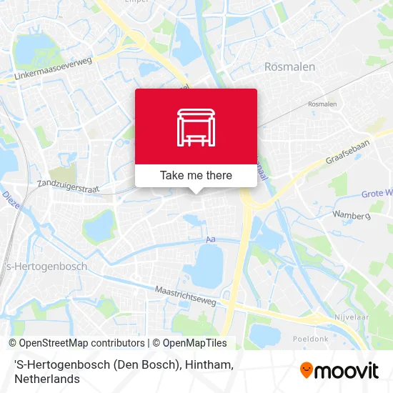 'S-Hertogenbosch (Den Bosch), Hintham map