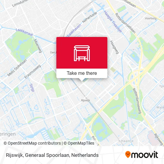 Rijswijk, Generaal Spoorlaan map