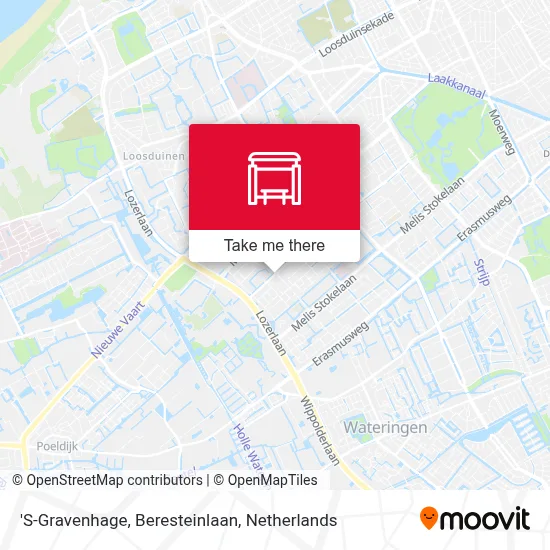 'S-Gravenhage, Beresteinlaan map