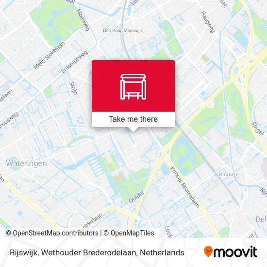 Rijswijk, Wethouder Brederodelaan Karte
