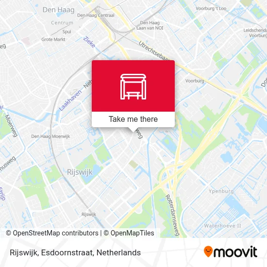 Rijswijk, Esdoornstraat Karte