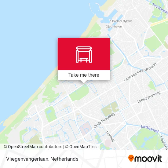 Vliegenvangerlaan map