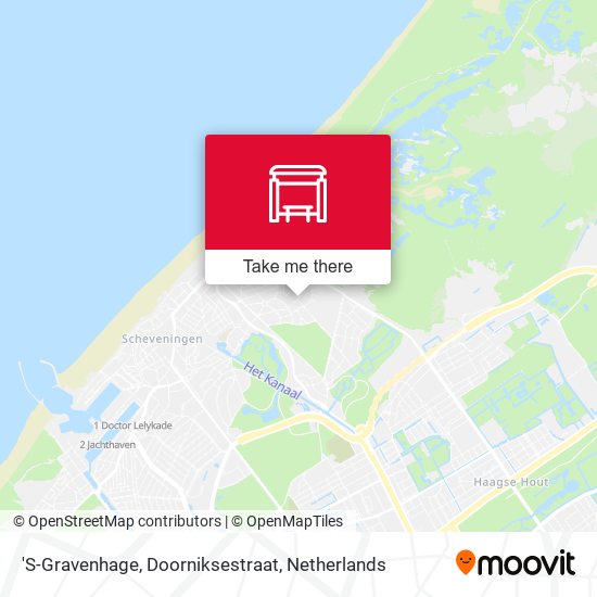 'S-Gravenhage, Doorniksestraat Karte